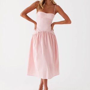 Peppermayo Pink Midi Dress